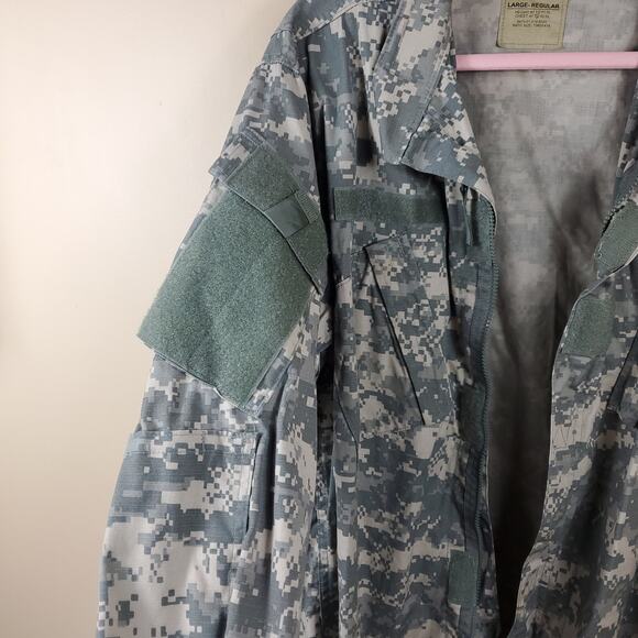 Army Ripstop Combat Uniform Coat in Digital Camo Size L - Picture 5 of 11